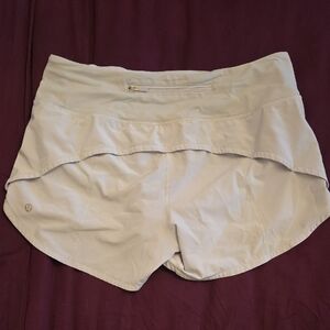 lululemon athletica Light Gray Athletic Shorts